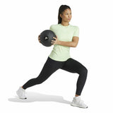 Women’s Short Sleeve T-Shirt Adidas Essentials Techfit Train Lime green Light Green-3
