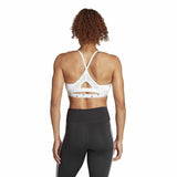 Sports Bra Adidas Essentials Aeroreact 3 White-4