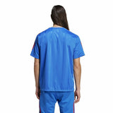 Men’s Short Sleeve T-Shirt Adidas Tiro Nations Pack Blue White-4