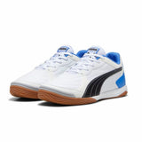 Adult's Indoor Football Shoes Puma Pressing Iv White Blue-7