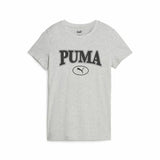 Short Sleeve T-Shirt Puma Squad Graphicc Tlight Light grey (XS)-0