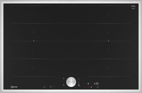 T68STY4L0 N 90, Autarkes Kochfeld (schwarz/edelstahl, 80 cm)-0