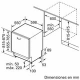 Dishwasher BOSCH SMH4EVX08E 6P 3ªB 44dBA INT White 60 cm-5