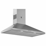 Conventional Hood Balay 3BC696MX 600 m3/h 69 dB (A) Silver Steel-0