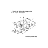 Conventional Hood Balay 3BE297RW 90 cm 798 m³/h 174W A-2