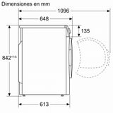 Condensation dryer Balay 3SB391BR 800 W 9 kg-2