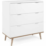 Chest of drawers Scandinavian White 79,8 x 40 x 86,5 cm-0