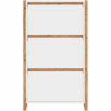 Shoe Rack White Oak 70 x 25 x 125 cm-2