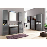 Bathroom Shelves Trendteam Amanda Grey 37 x 77 x 23 cm-3
