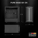ATX Semi-tower Box Be Quiet! Pure Base 501 DX Black-6