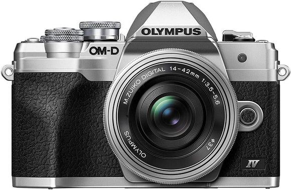 Olympus OM-D E-M10 Mark IV Kit + 14-42 Pancake Zoom silver-0