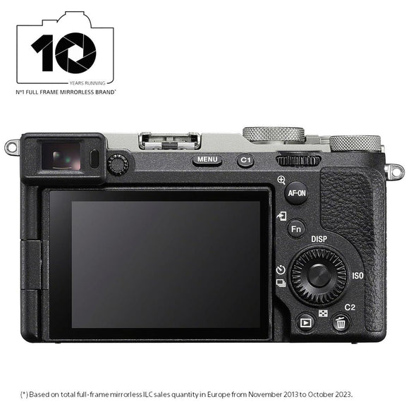 Sony Alpha A7C II Compact Full-Frame Camera, Body, Silver | Sony-0