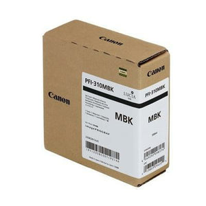 Original Ink Cartridge Canon PFI-310MBK Black Matte back-0