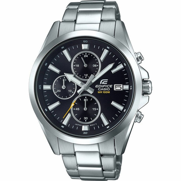 Men's Watch Casio EFV-560D-1AVUEF Silver Black (Ø 44 mm)-0