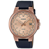 Men's Watch Casio 3D - LEATHER, ROSE GOLD ***SPECIAL PRICE*** Brown (Ø 41,5 mm)-0