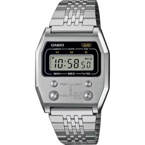 Men's Watch Casio A1100D-1EF Grey Silver-0