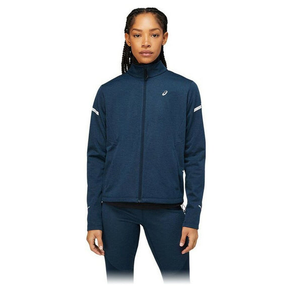 Women's Sports Jacket Asics Lite-Show Navy Blue-0
