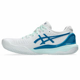 Women's Tennis Shoes Asics Gel-Resolution 9 Clay Mujer White-7