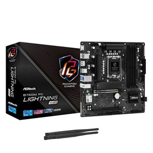 Motherboard ASRock B760M PG Lightning WiFi LGA 1700 Intel Wi-Fi 6 Intel B760-0