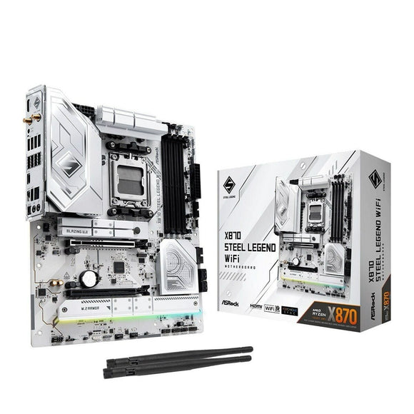 Motherboard ASRock X870 Steel Legend WiFi Intel Wi-Fi 6 AMD AM5 AMD X870-0