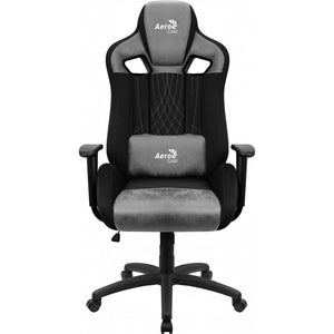 Gaming Chair Aerocool EARL AeroSuede 180º Black Grey-0