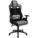 Gaming Chair Aerocool EARL AeroSuede 180º Black Grey-6