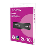 External Hard Drive Adata SC610 2 TB SSD 2,5"-1