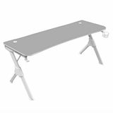 Table Mars Gaming MGDXLW Mesa Gaming Ergonómica Blanco Grande White 160 x 60 cm Steel-0