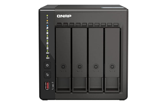 QNAP | 4-Bay desktop NAS | TS-453E-8G | Up to 4 HDD/SSD Hot-Swap | Intel Celeron | J6412 Quad-Core | Processor frequency 2.6 GHz | 8 GB-0