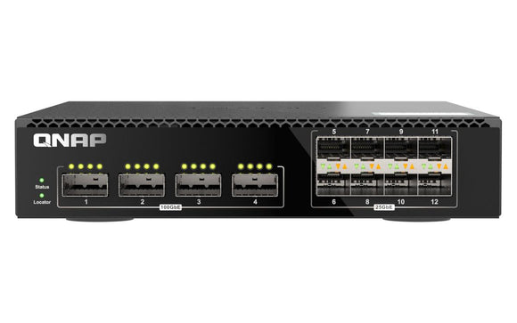 QNAP QSW-M7308R-4X 100 und 25 GbE Switch Managed 12-Port-0