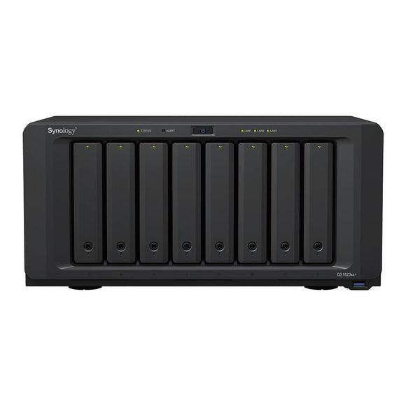 Synology | Synology | 8-Bay | DS1823xs+ | Up to 8 HDD/SSD Hot-Swap | AMD Ryzen | V1780B | Processor frequency 3.35 GHz | 8 GB | DDR4-0