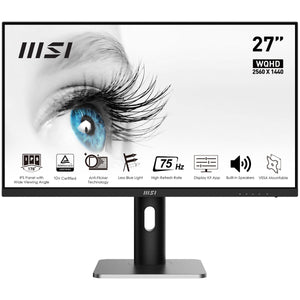 Gaming Monitor MSI PRO MP273QP 27" Wide Quad HD 75 Hz LED-0