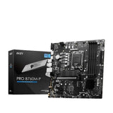 Motherboard MSI PRO B760M-P DDR4 LGA1700 LGA 1700 Intel Intel B760-0