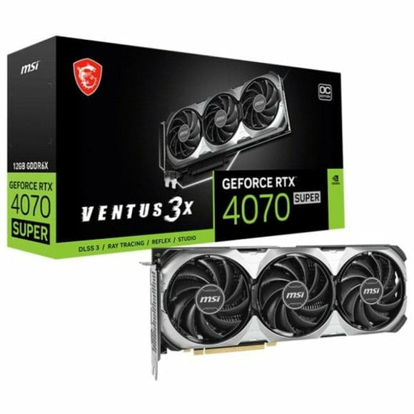 Graphics card MSI VGAMISNVDM216 GEFORCE RTX 4070 RTX 4070 SUPER 12 GB GDDR6 GDDR6X-0