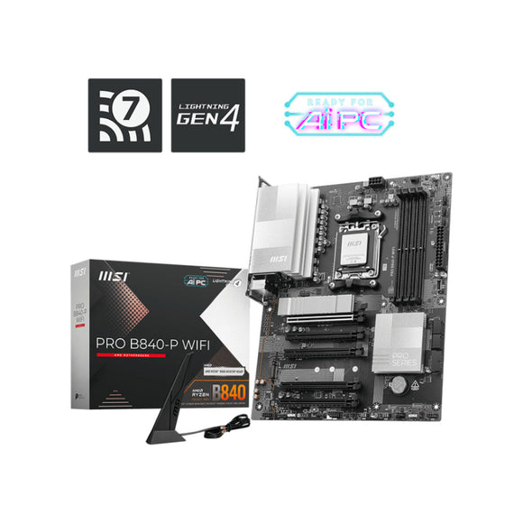 Motherboard MSI PRO B840-P WIFI AMD AM5 AMD-0