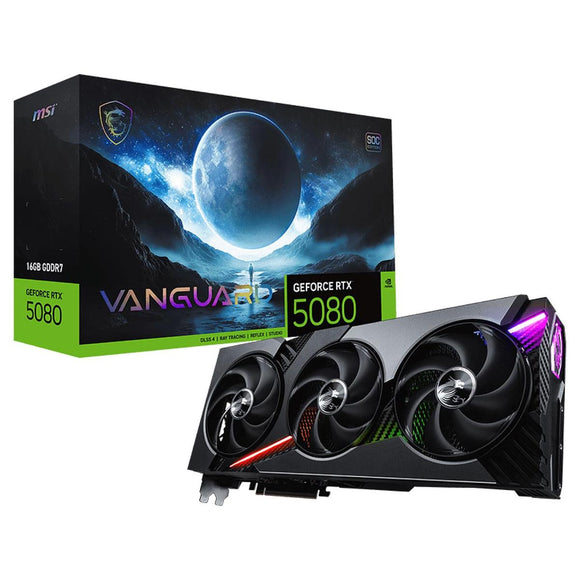 MSI GeForce RTX 5080 Vanguard SOC 16GB DLSS 4-0