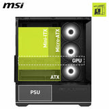 ATX Semi-tower Box MSI 306-7G28R21-JA4 Black-6