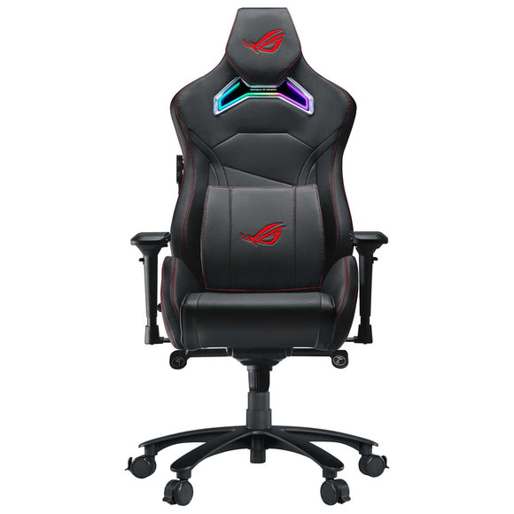 ASUS ROG Chariot X Ergonomic Gaming Chair Black RGB Aura Lighting Adjustable Armrests Lumbar Support 136 kg Max Weight-0