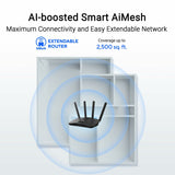 Router Asus 90IG0990-MO9B00 Black USB RJ45 Ethernet LAN USB 3.2-5