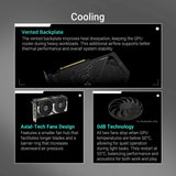 Graphics card Asus 90YV0N12-M0NA00 GEFORCE RTX 5060 8 GB GDDR7-38