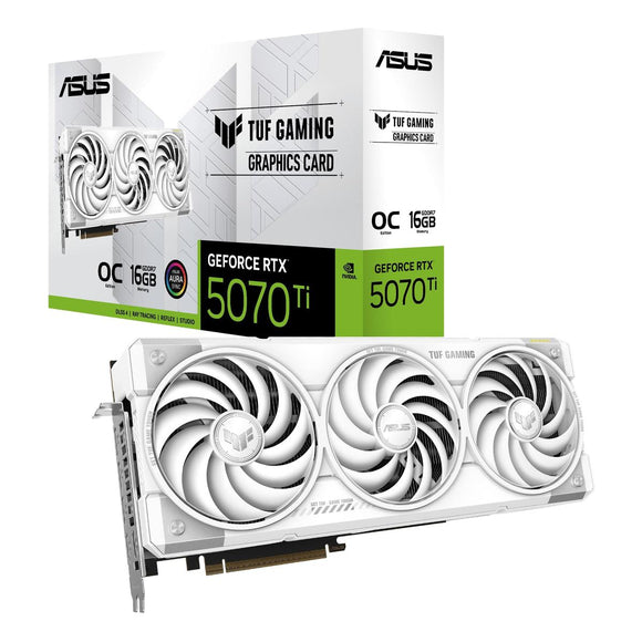 ASUS TUF-RTX5070TI-O16G-WHITE 16GB GDDR7 HDMI DP-0