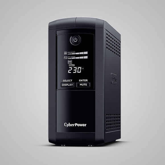 Uninterruptible Power Supply System Interactive UPS Cyberpower VP1000ELCD-FR 550 W-0