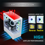 ATX Semi-tower Box BitFenix CETO Basic White-7