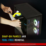 ATX Semi-tower Box BitFenix CETO Basic White-5