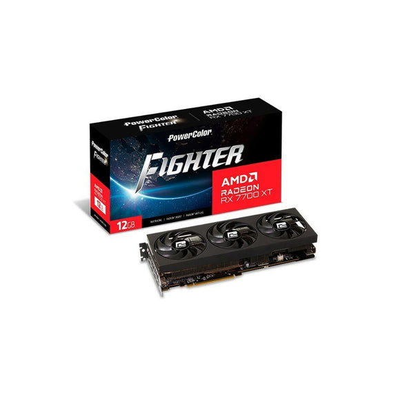Graphics card Powercolor RX7700XT 12G-F/OC AMD AMD RADEON RX 7700 XT GDDR6 12 GB-0