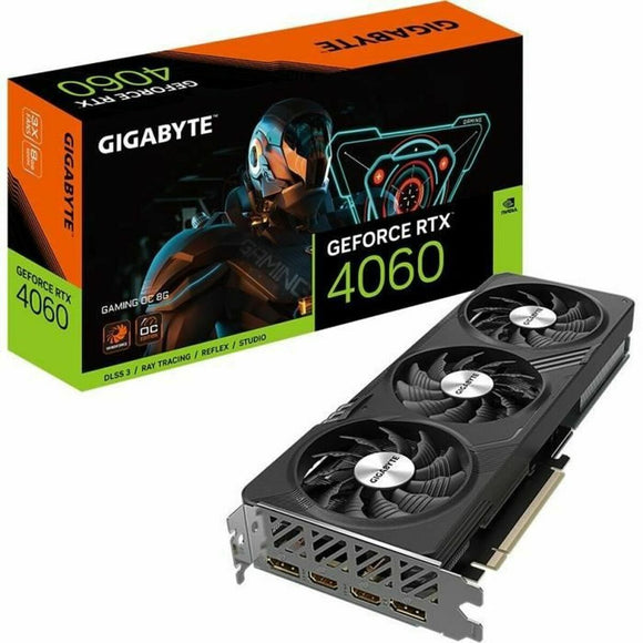 Graphics card Gigabyte GV-N4060GAMING OC-8GD Geforce RTX 4060 8 GB GDDR6 GDDR6X-0