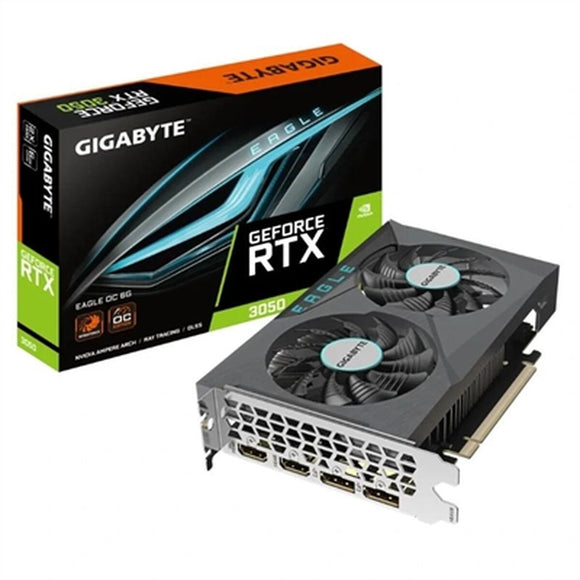 Graphics card Gigabyte GV-N3050EAGLE OC-6GD Nvidia GeForce RTX 3050 6 GB GDDR6-0