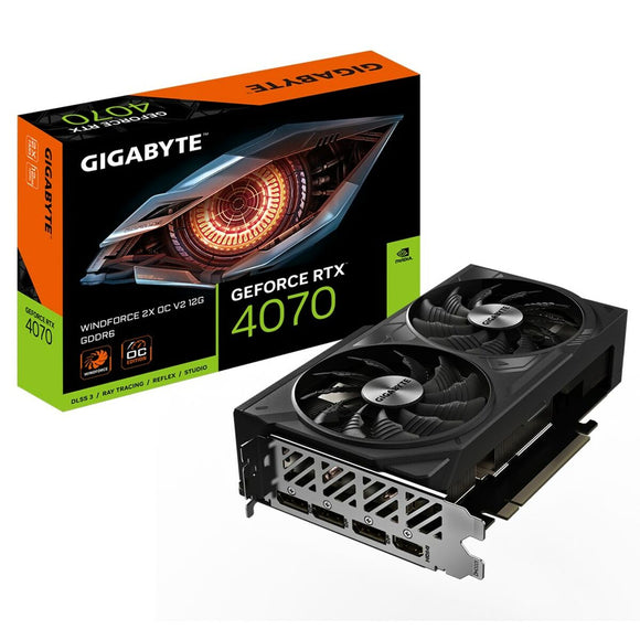 Graphics card Gigabyte WINDFORCE 2X OC V2 GEFORCE RTX 4070 12 GB GDDR6-0