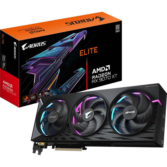 Gigabyte | AORUS Radeon RX 9070 XT ELITE 16G | AMD | 16 GB | Radeon RX 9070 XT | HDMI ports quantity 1 | PCI-E 5.0-0