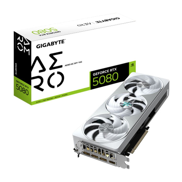 Graphics card Gigabyte GeForce RTX 5080 AERO OC SFF 16G GEFORCE RTX 5080 16 GB GDDR6 GDDR7-0